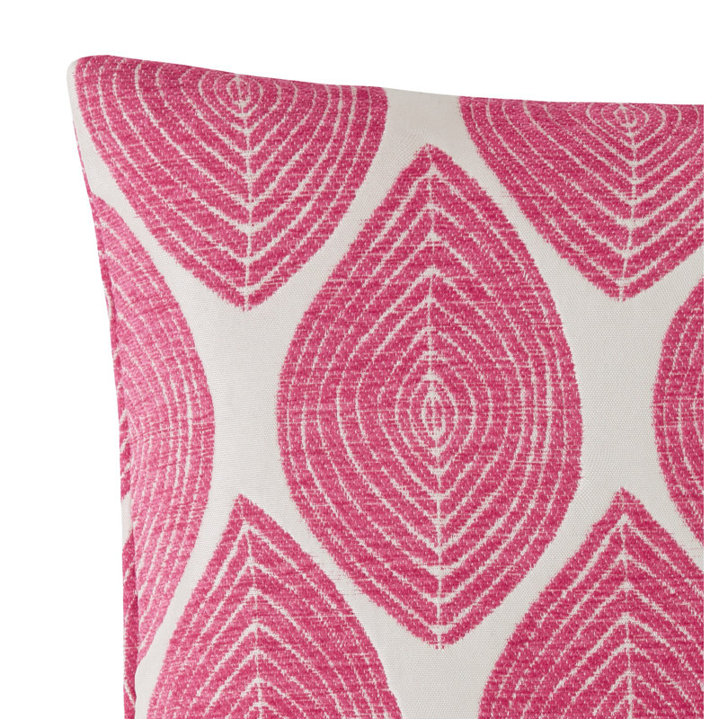 Demian Geometric Square Cushion, Cassis