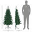 Arbres de Noël combinant rangement et plastique vert avec arbre de Noël artificiel vert de 5 pi à fixation murale