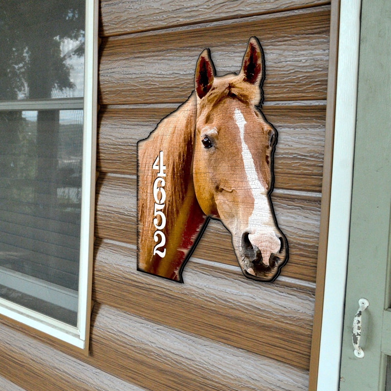 Support mural cheval