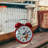 Quartz Movement / Crystal Alarm Tabletop Clock Red