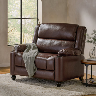 Fauteuil inclinable manuel standard en similicuir de 49,5 po Juliana