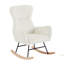 Chaise berçante en velours-1040567289