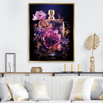 Mauve Poised Petals Perfumes - Parfums, art mural