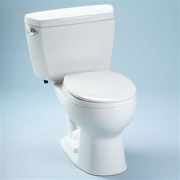 Drake Round Toilet (Seat Not Included), Bone