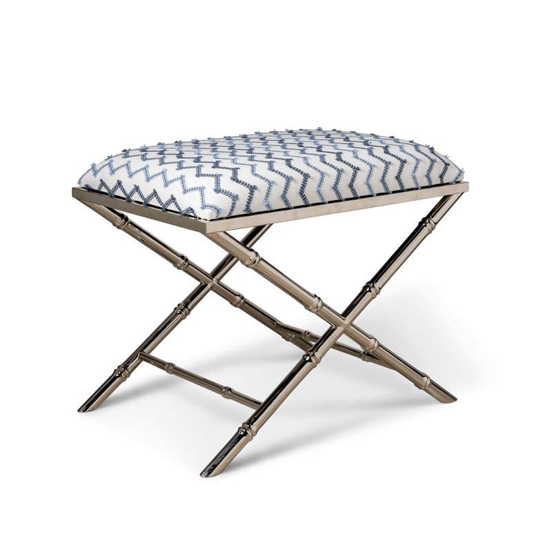 Lauderdale Mozzi Bench, Nickel