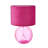 Mitzi Contemporary Ribbed Glass Table Lamp with Velvet Fabric Shade-409091