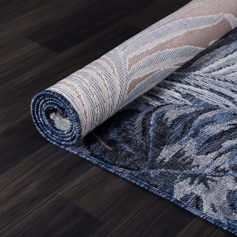 Tapis floral tissé à la machine, Tapis de couloir 2 pi 2 po x 10 pi