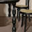 Black Oval Solid Wood Dining Table-766545753