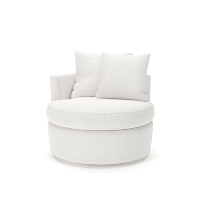 Dara Upholstered Swivel Accent Chair