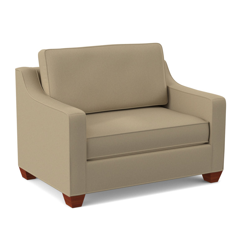 Fauteuil convertible l 50 po Clark, Antic Sahara, BM cerise