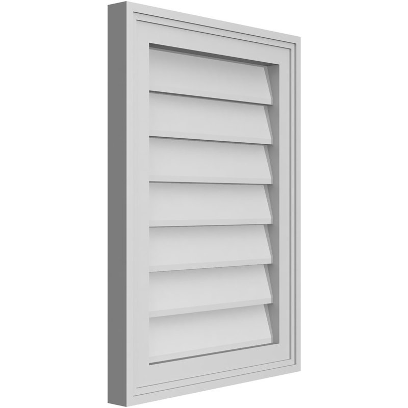 Cadre en brique, brun clair apprêté, H 22 po x l 16 po x P 1,5 po