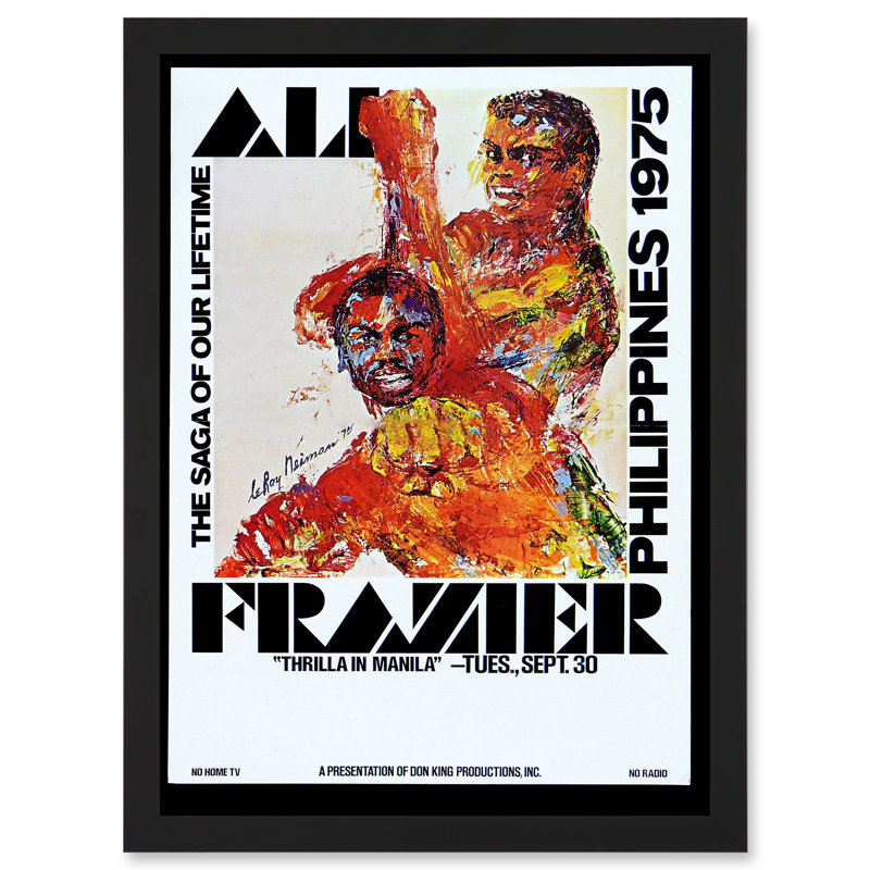 Boxing Thrilla Manila Ali Frazier Fight Philippines 1975 - Single Picture Frame Print