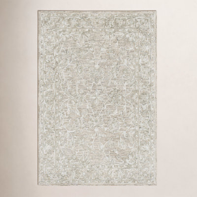 Cait Tan Hand-Tufted Floral Rug