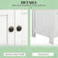 Armoire de salle de bain sous le lavabo de style moderne, armoire de rangement sur piédestal (non incluse)