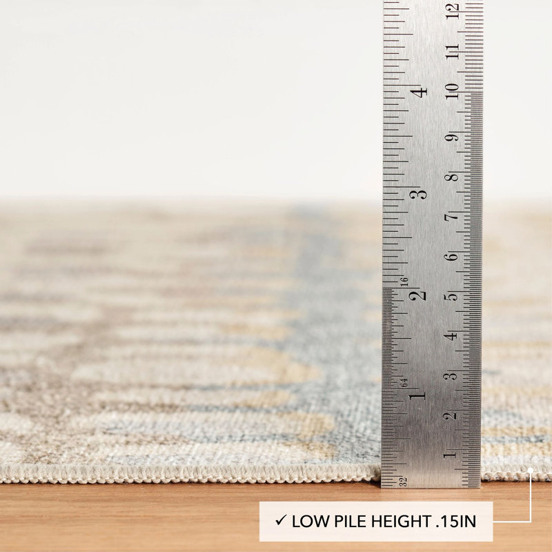Tapis naturel lavable Paint Chip, Rectangulaire 2 pi x 3 pi