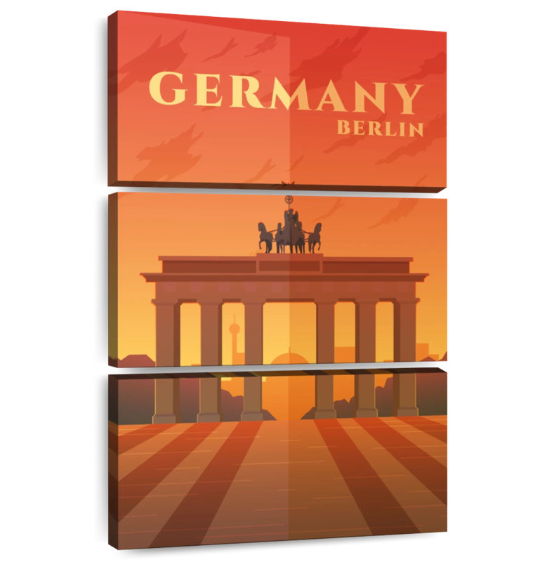 Sireci German Brandenburg Gate, 32" H x 20" W