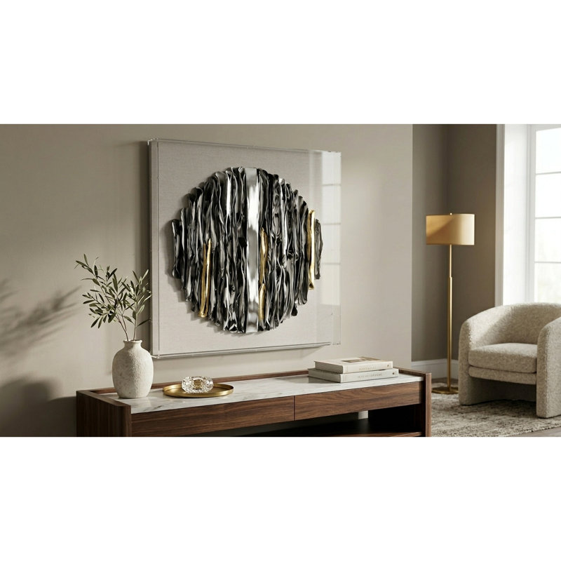 Handmade Glam Abstract Wall Decor