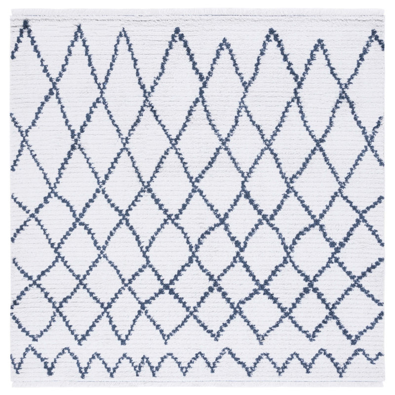 Augustine Performance Geometric Rug, Square 6'4"