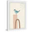 Bird On Pillar - Single Picture Frame Painting-916952740