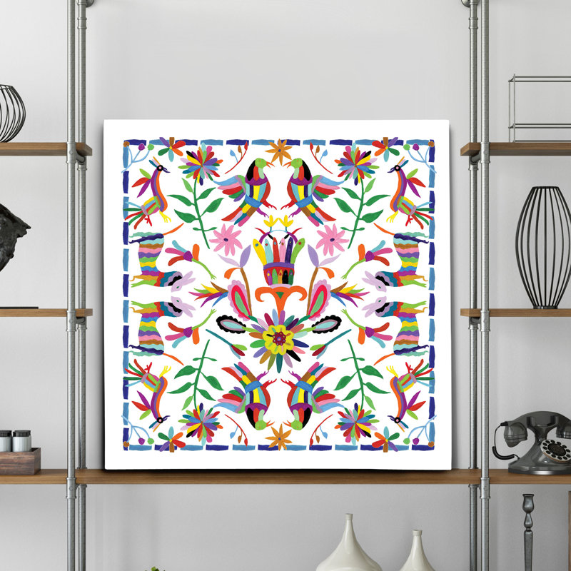 Hallucination I, peinture, H 10 po x l 10 po x P 1,5 po, Toile tendue
