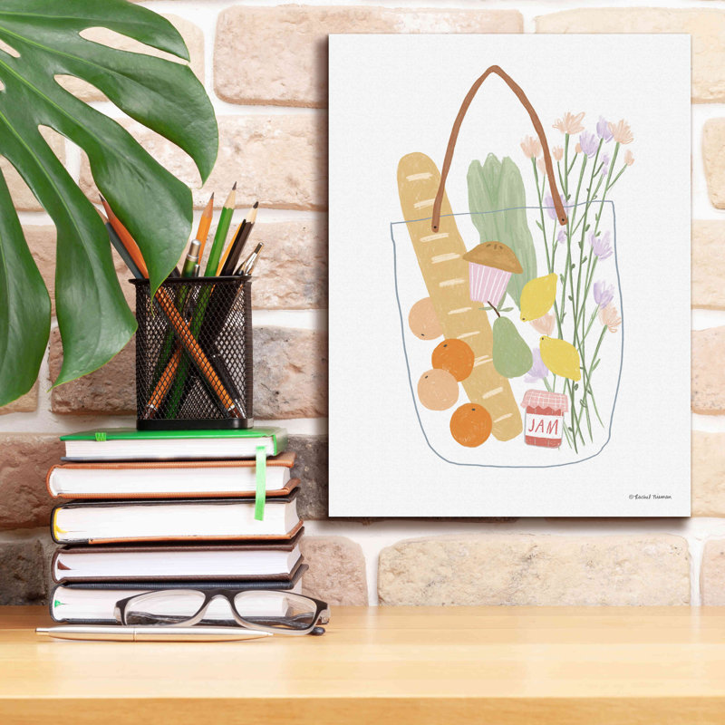 «Summer commercial» par Rachel Nieman, estampe numérique sur toile, H 16 po x l 12 po x P 0,75 po