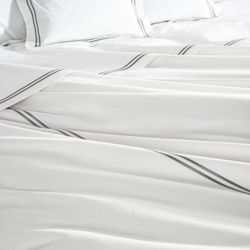 Classic Duvet Cover, Queen Duvet Cover, Ash Gray