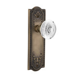 Meadows Plate with Crystal Egg & Dart Knob