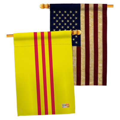 Double Sided 40'' H x 28'' W Polyester House Flag