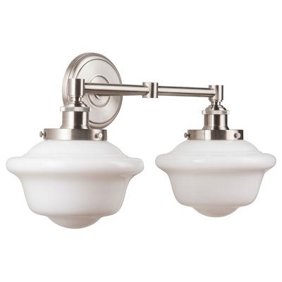 Éclairage pour meuble-lavabo à 2 lumières à intensité variable Sille