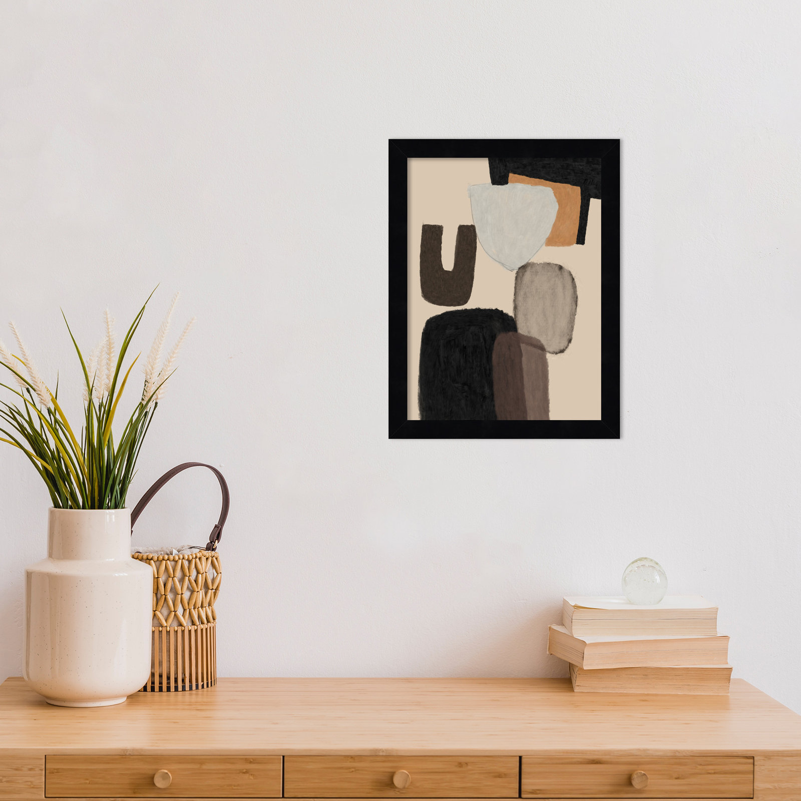 Everywhere Print by Dan Hobday, Black, 13" H x 10" W