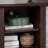 TV Media Stand With With Faux Stacked Stone Surround, Modern Entertainment Console With Open Storage Space-1639327963