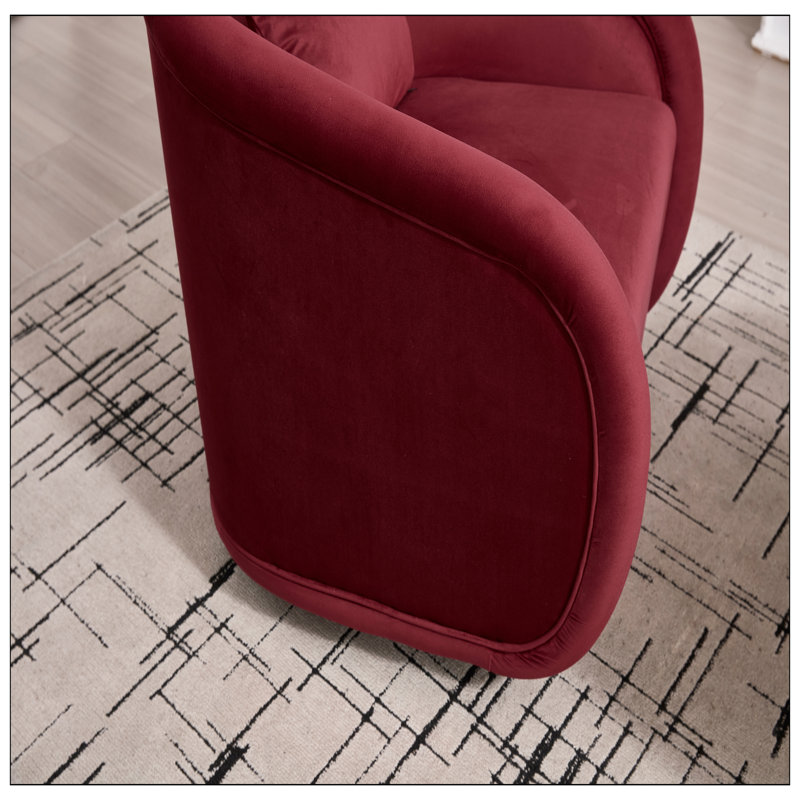 Chaises d'appoint pour le salon, Rouge vin