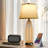 27" Boho Table Lamp: Rattan Lamp with USB A+C Charging Ports, 3-Colour Temperatures Boho Lamp with Pull Chain, Boho Bedside Lamp for Nightstand Bedroom Living Room, Bulb Included, 1-Pack