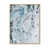 Toile avec cadre flottant brun
