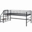 Lit mezzanine avec escalier de rangement-942168711