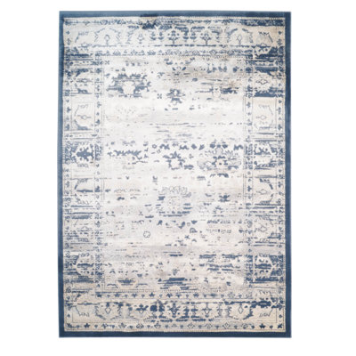 Tapis oriental bleu / beige Callington