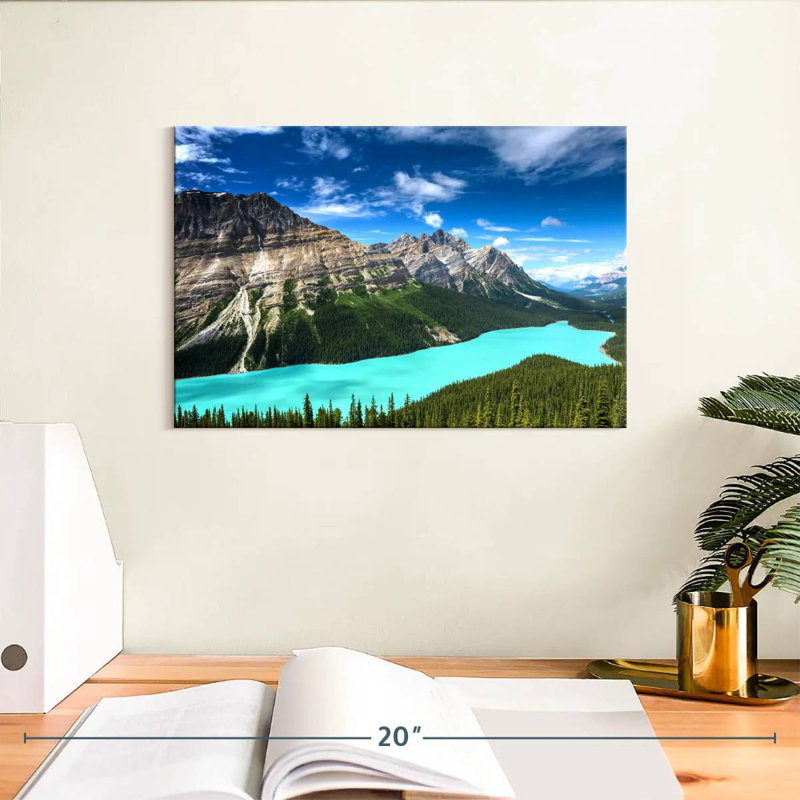 Alvord turquoise, lac Peyto, H 8 po x l 12 po
