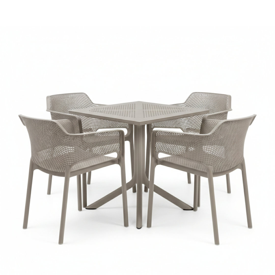 4 - Person Patio Dining Set with Square Table