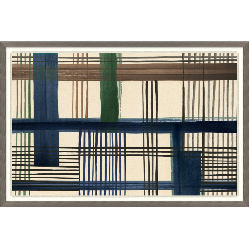 Plaid Tapestry 3 Print by Thom Filicia