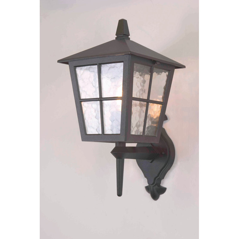 Florian Black Outdoor Wall Lantern