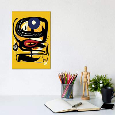 Yellow African Blue Eye 1 Piece Painting on Canvas