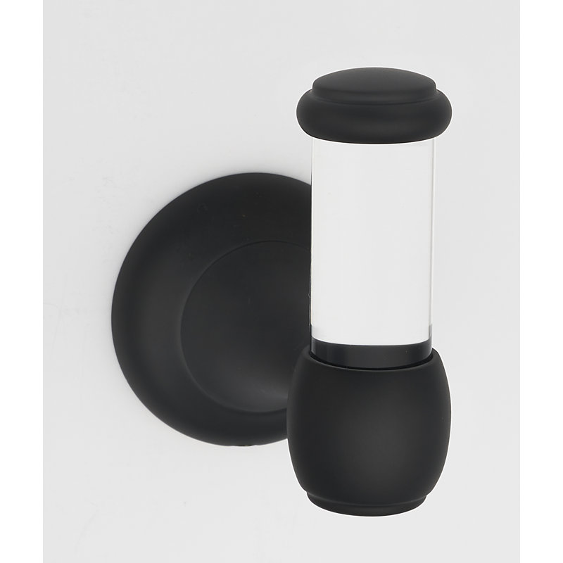 Wall Mounted Robe Hook, Matte Black