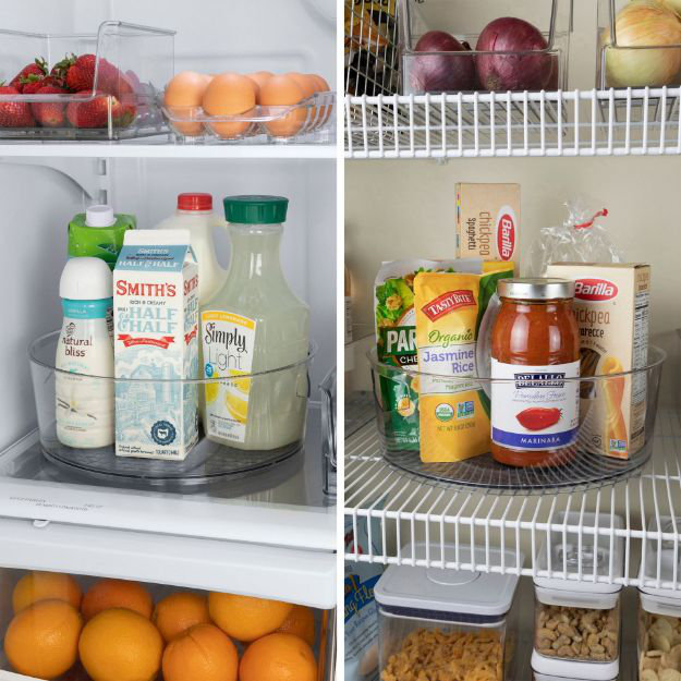 Spectrum Hexa In-Fridge Large Organizer Bin for Refrigerator Storage