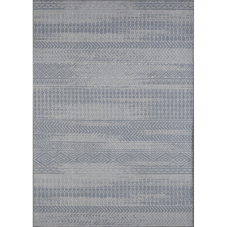Jacorius Geometric Indoor / Outdoor Rug