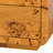 Dynell Modern And Contemporary Natural Real Burl Wood 3-Drawer Nightstand