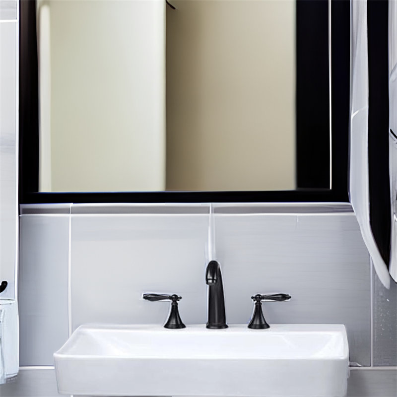 Lavabo de salle de bain rectangulaire en céramique 18 po MONSFEST