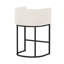 Jessica Modern 26" Upholstered Counter Stools With Metal Frame & Backrest For Kitchen Island-130901537-130901542