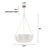 6 - Light Dimmable Bowl Chandelier-1128815196