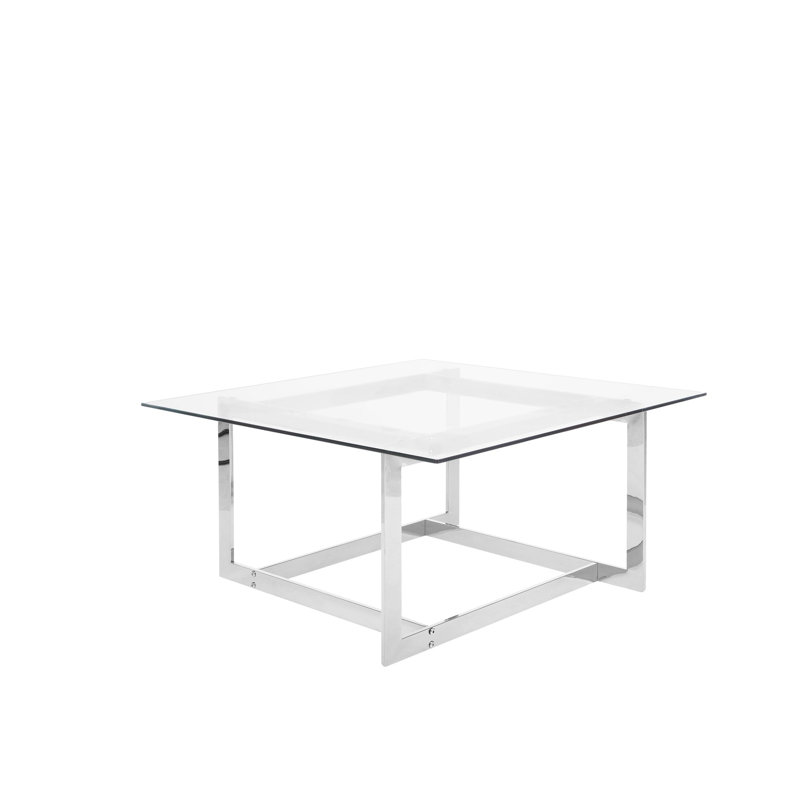 Acuff Frame Coffee Table, Silver