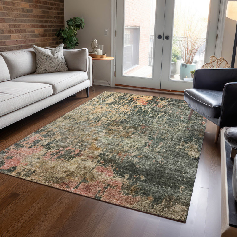 Tapis intérieur / extérieur lavable à la machine Cicel ACN1214, Rectangle 2 pi 6 po x 3 pi 10 po